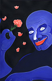 Tempter acrylic on paper